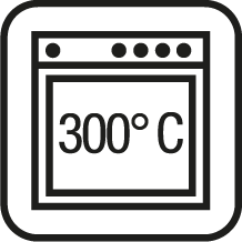 Oven safe up to 300° C